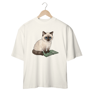 Nome do produto CAMISETA OVERSIZED, STUDIOUS CAT