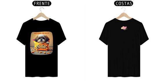 CAMISETA T-SHIRT PRIME F/V, DOG CHEETOS IMPOSSIVEL TER SO UM