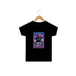 Nome do produto CAMISETA CLASSIC INFANTIL, TRICK OR TREAT-2 A  14 ANOS