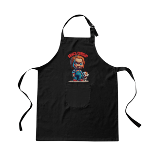 Nome do produto AVENTAL BRIM DOG, LINHA FILME CHUCKY BRINCA COMIGO