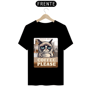 Nome do produto CAMISETA T-SHIRT PRIME CAT, COFFEE PLEASE