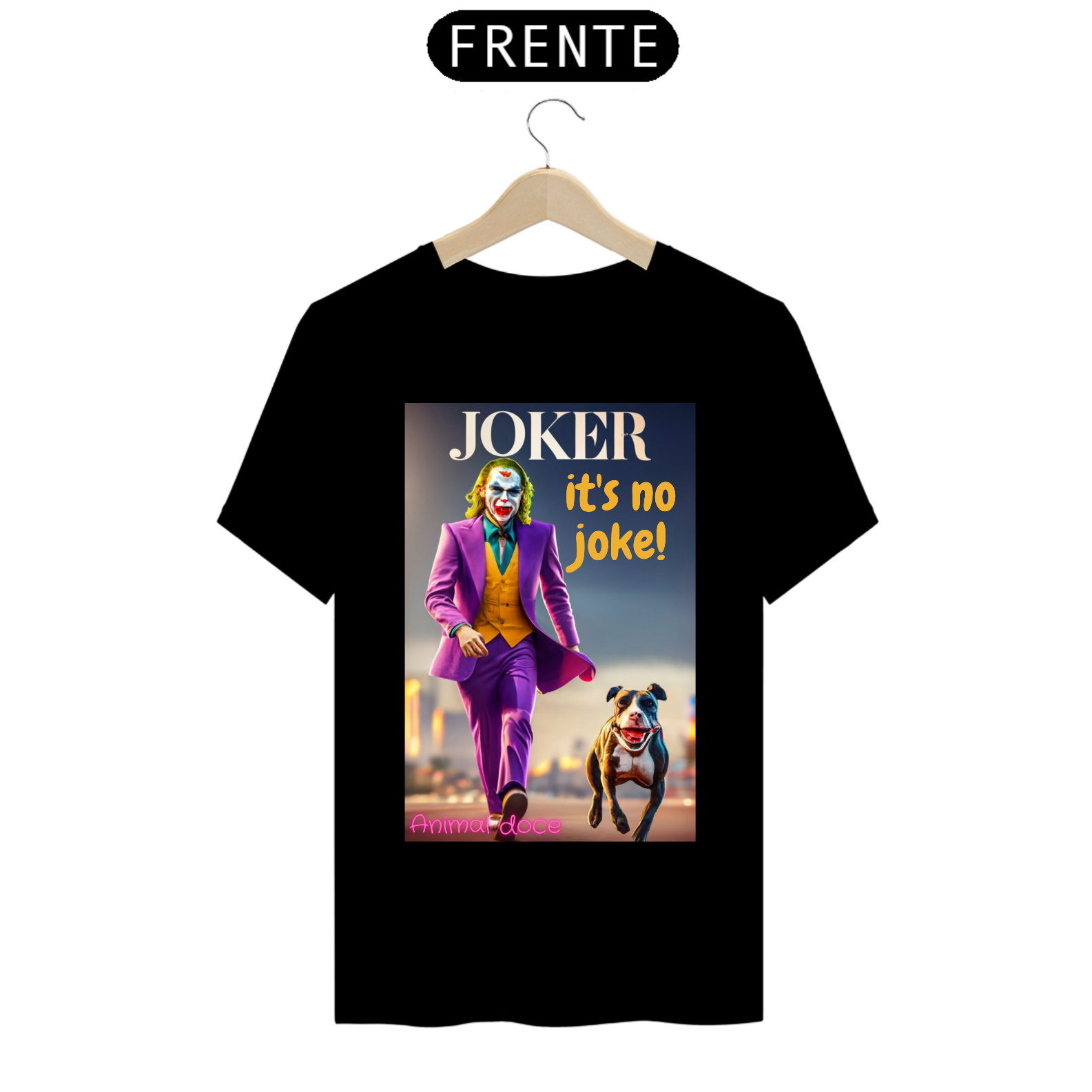 CAMISETA T-SHIRT PRIME, DOG JOKER