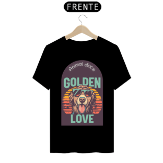 CAMISETA T-SHIRT PRIME DOG, GOLDEN LOVE