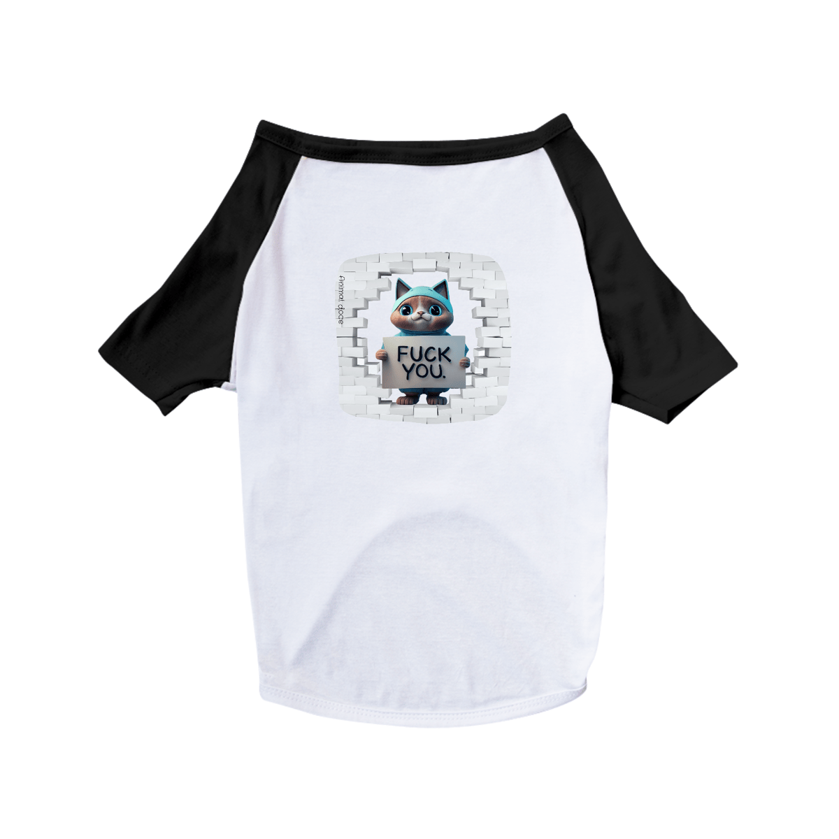 Nome do produto: CAMISA PET DOG, FUCK YOU