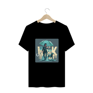Nome do produto CAMISETA T-SHIRT  PLUS SIZE, LINHA FILME JOHN WICK DOG