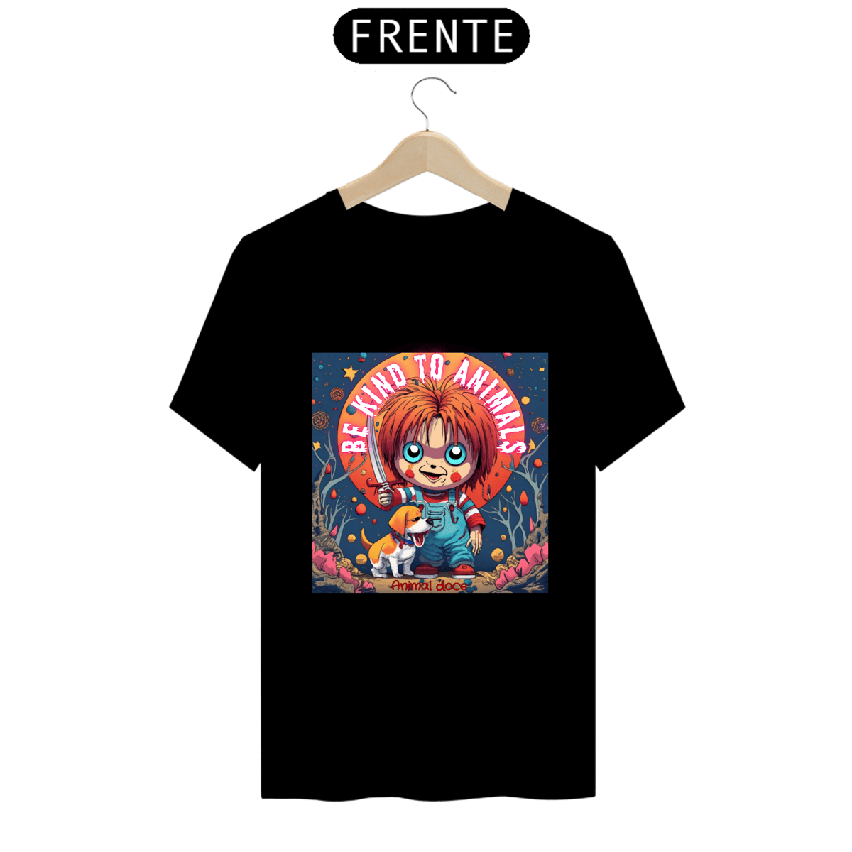 Nome do produto: CAMISETA T-SHIRT PRIME DOG, CHUCK BE KIND 