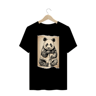 CAMISETA T-SHIRT PLUS SIZE, PANDA PB 