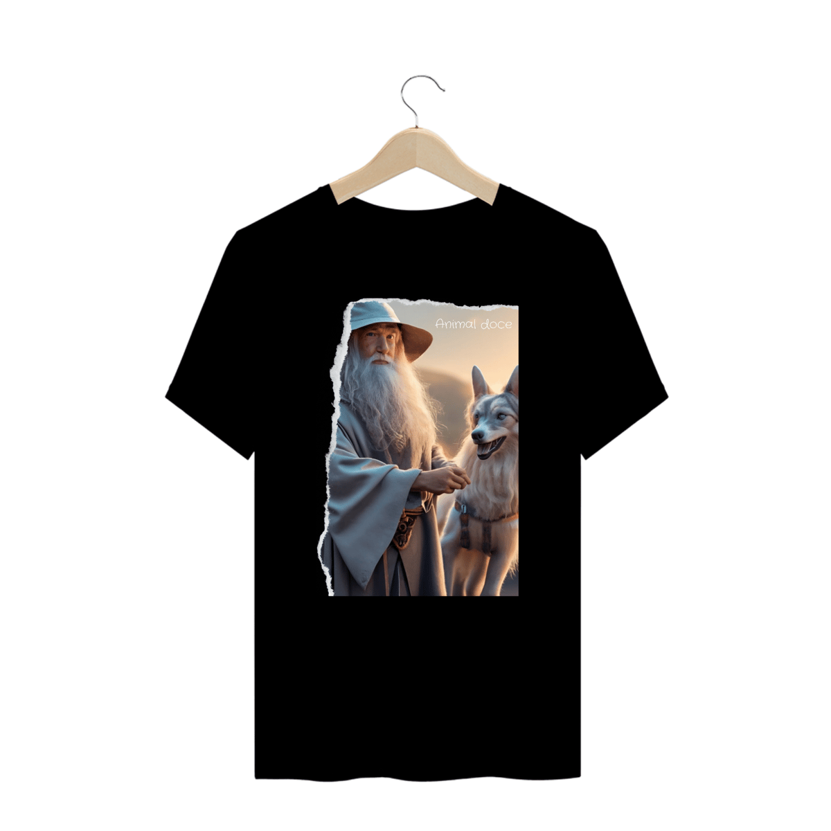 Nome do produto: CAMISETA T-SHIRT PLUS SIZE DOG, SENHOR DOS ANEIS 
