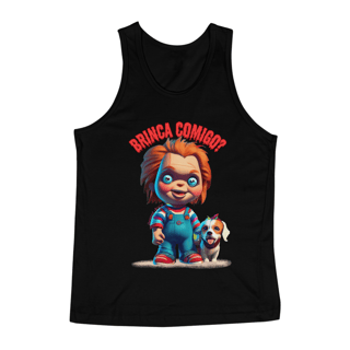 Nome do produto REGATA CLASSIC DOG,CHUCKY BRINCA COMIGO