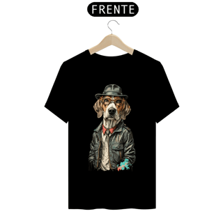 CAMISETA T- SHIRT PRIME, DOG BEAGLE SHERLOCK HOLMES