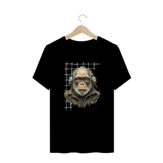 CAMISETA T-SHIRT PLUS SIZE, KING MONKEY