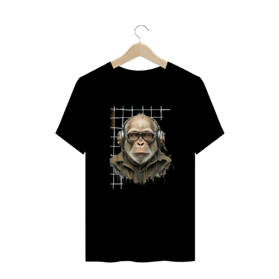 CAMISETA T-SHIRT PLUS SIZE, KING MONKEY