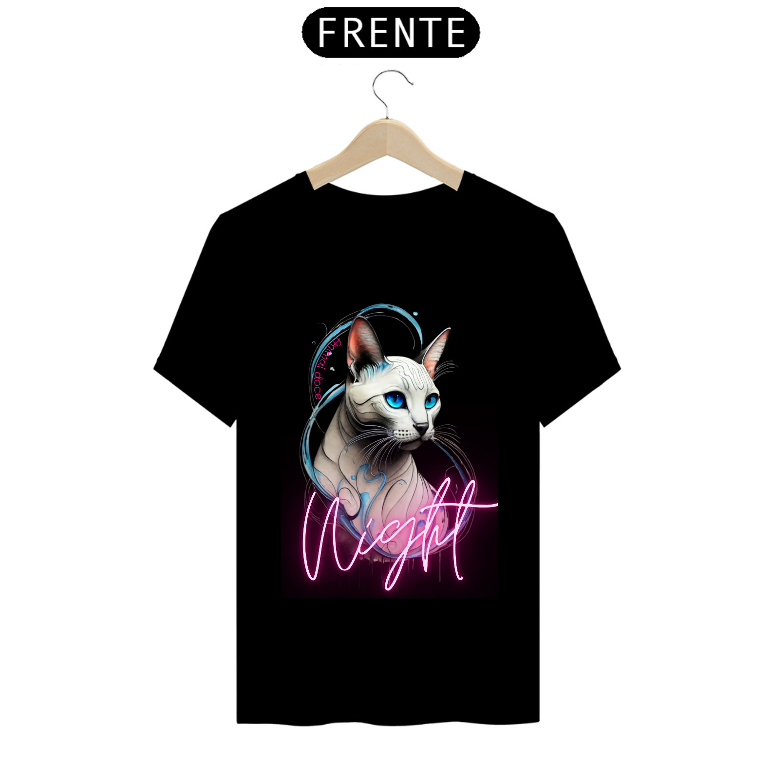 CAMISETA T-SHIRT PRIME, CAT NIGHT