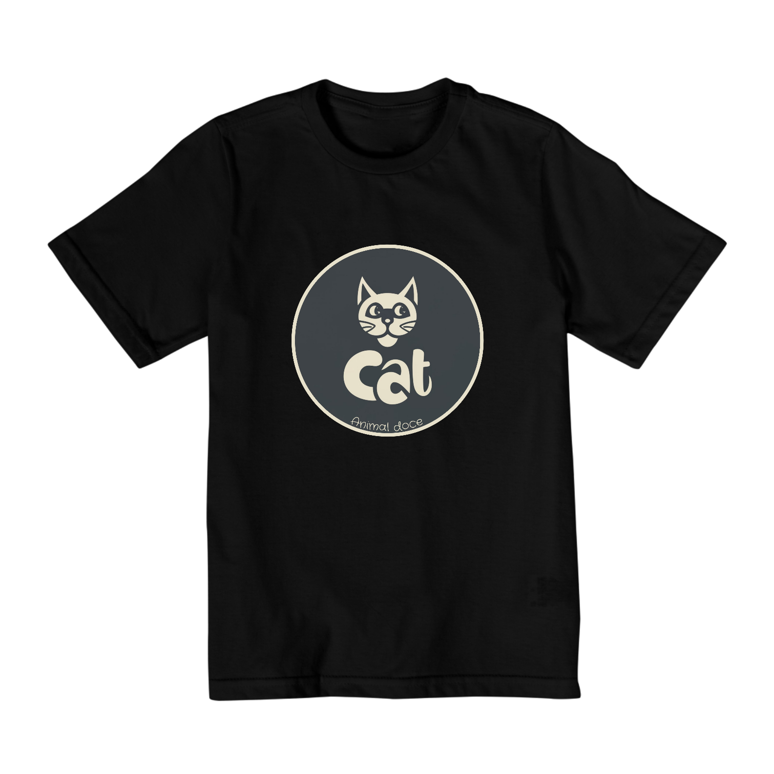 CAMISETA QUALITY INFANTIL, CAT  LETRAS-2 A 8 ANOS