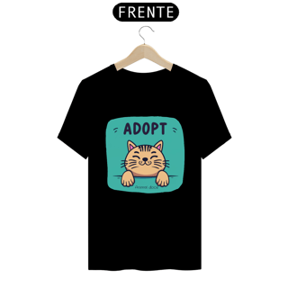 CAMISETA T-SHIRT PRIME, ADOPT CAT