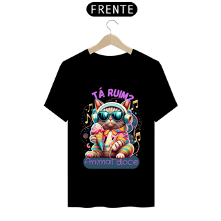 Nome do produto CAMISETA T-SHIRT PRIME CAT, TA RUIM 