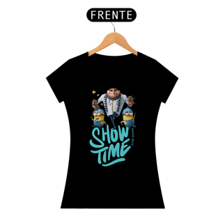 Nome do produto CAMISETA BABY LONG ALGOÃO PIMA CAT, MEU MALVADO FAVORITO SHOW TIME