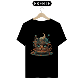 Nome do produto CAMISETA T-SHIRT CLASSIC, CAT IN THE CUP