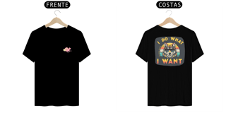 Nome do produto CAMISETA T-SHIRT PRIME WOLF F/V, I DO WHAT I WANT