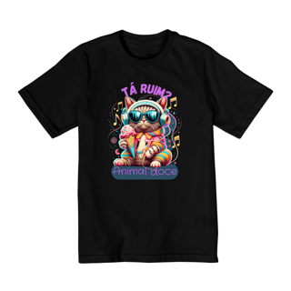 Nome do produto CAMISETA QUALITY INFANTIL CAT, TA RUIM-10 A 14 ANOS
