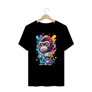Nome do produto CAMISETA T-SHIRT PLUS SIZE, KING MONKEY