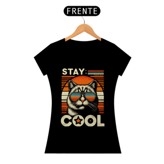 Nome do produto CAMISETA BABY LONG QUALITY CAT, STAY COOL