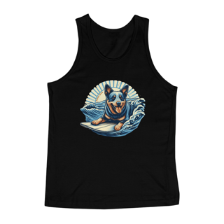 Nome do produto REGATA CLASSIC, DOG SURF BLUE HEELER