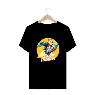 Nome do produto CAMISETA T-SHIRT PLUS SIZE, BITCOIN TO THE MOON