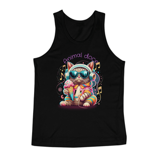 Nome do produto REGATA CLASSIC CAT, ANIMAL DOCE