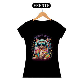 Nome do produto CAMISETA BABY LONG QUALITY CAT, ANIMAL DOCE