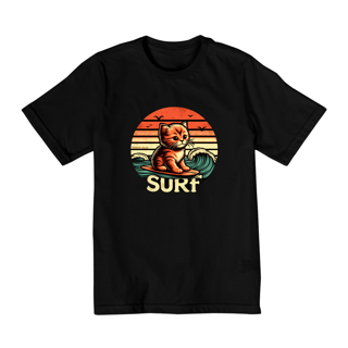 Nome do produto CAMISETA QUALITY INFANTIL, CAT SURF-2 A 8 ANOS