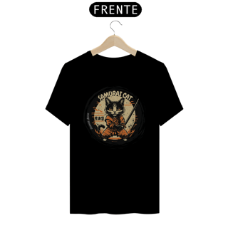 Nome do produto CAMISETA T-SHIRT QUALITY, SAMURAI CAT