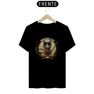 Nome do produto CAMISETA T-SHIRT CLASSIC, SAMURAI CAT