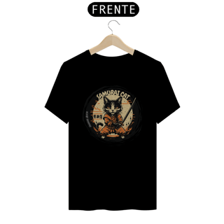 Nome do produto CAMISETA T-SHIRT PIMA, SAMURAI CAT