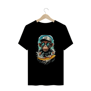 Nome do produto CAMISETA T-SHIRT PLUS SIZE, SURF MONKEY