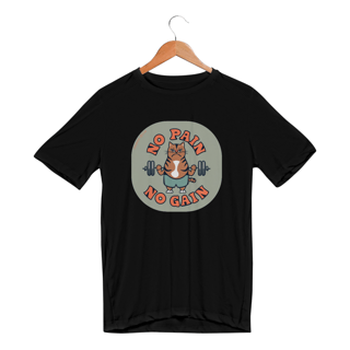 Nome do produto CAMISETA SPORT DRY UV CAT, NO PAIN NO GAIN