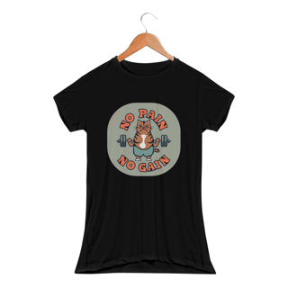 Nome do produto CAMISETA SPORT DRY UV CAT, NO PAIN NO GAIN