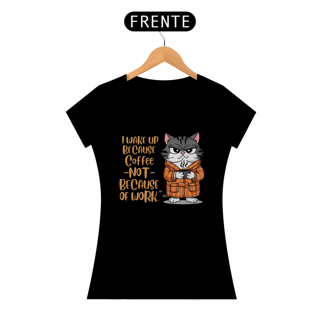 Nome do produto CAMISETA BABY LONG PIMA, CAT COFFEE