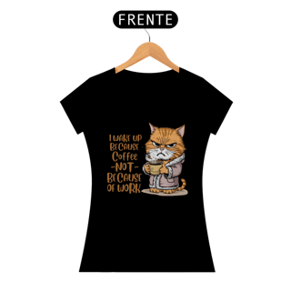 Nome do produto CAMISETA BABY LONG PRIME, CAT COFFEE