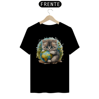 Nome do produto CAMISETA T-SHIRT PIMA, CAT PLANETA