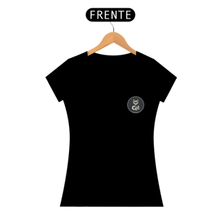 Nome do produto CAMISETA BABY LONG PRIME, MINIMALISTA CAT LETRAS