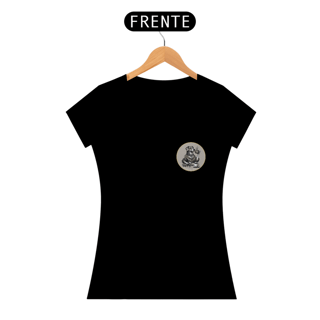 Nome do produto CAMISETA BABY LONG PRIME, MINIMALISTA DOG OVAL COFFEE
