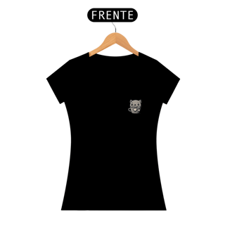 Nome do produto CAMISETA BABY LONG PIMA, MINIMALSITA CAT IN THE CUP