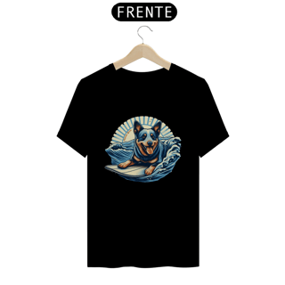 Nome do produto CAMISETA T-SHIRT PIMA, DOG SURF BLUE HEELER