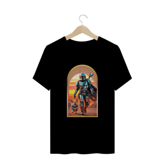 Nome do produto CAMISETA T-SHIRT PLUS SIZE, DOG STAR WARS