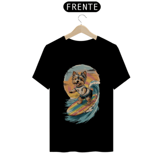 Nome do produto CAMISETA T-SHIRT PRIME, DOG SURF YORKSHIRE TERRIER