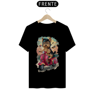 Nome do produto CAMISETA T-SHIRT PIMA, DOG VESPA YORKSHIRE TERRIER