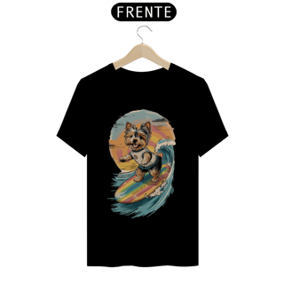 Nome do produto CAMISETA T-SHIRT PIMA, DOG SURF YORKSHIRE TERRIER