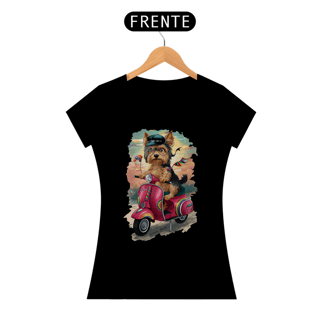 Nome do produto CAMISETA BABY LONG PRIME, DOG VESPA YORKSHIRE TERRIER