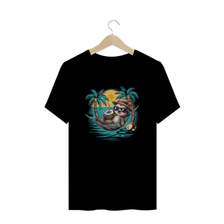 Nome do produto CAMISETA T-SHIRT PLUS SIZE, BICHO PREGUIÇA